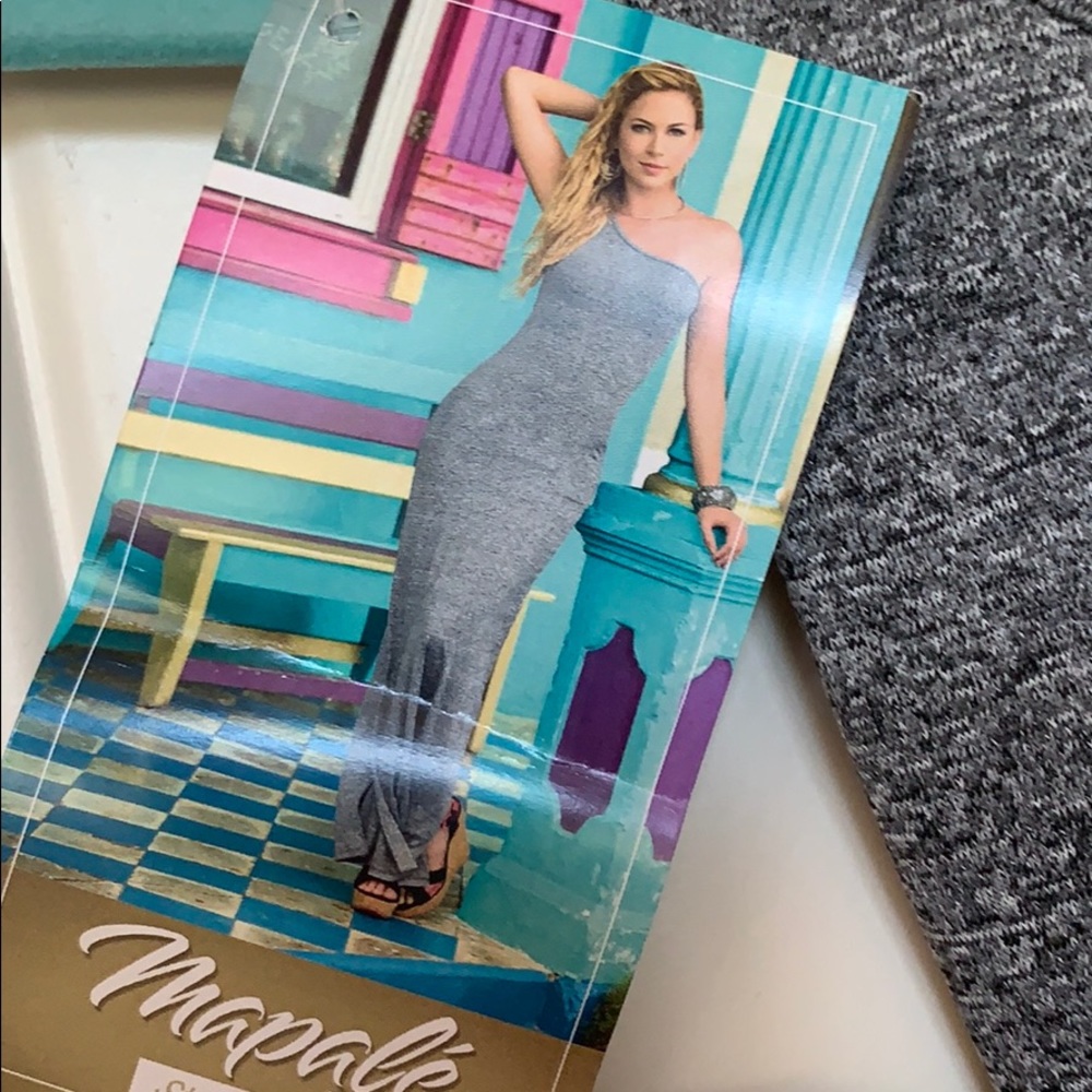 NWT- Mapalé grey bodycon maxi dress- sz S